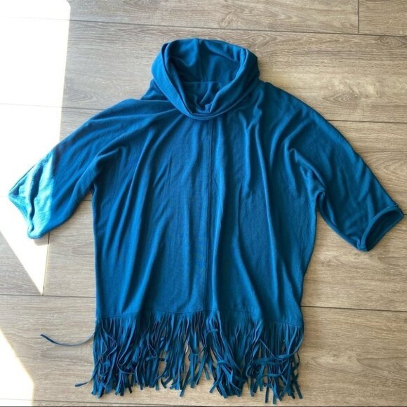 Terre Bleue Fringe Relaxed Fit Boho  Sweater - Picture 11 of 14